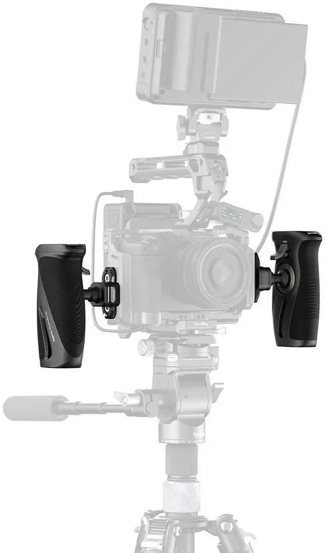 Alt view image 7 of 7 - SmallRig Rotating Side Handle with HawkLock H21 Quick Release NATO Clamp, Black
