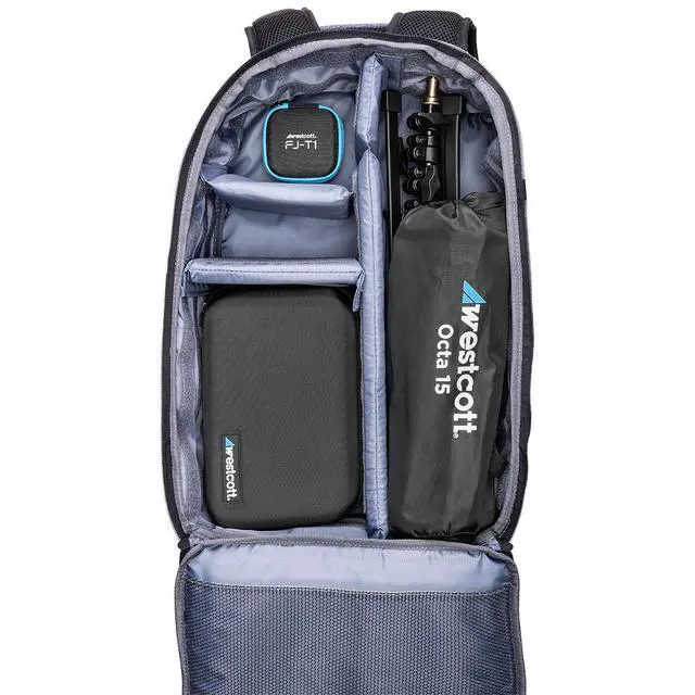 Alt view image 2 of 7 - Westcott FJ100 100Ws Strobe Backpack Kit with Wireless Trigger for Sony Cameras