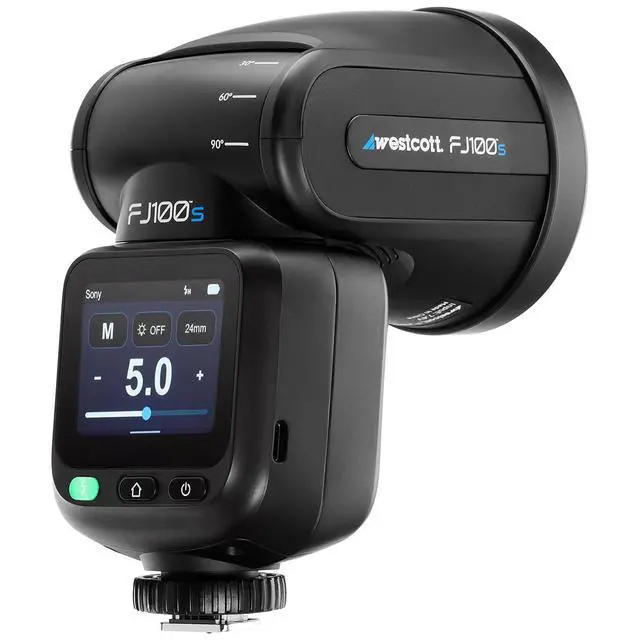 Alt view image 6 of 7 - Westcott FJ100 S 100Ws Touchscreen Speedlight Flash for Sony Camera
