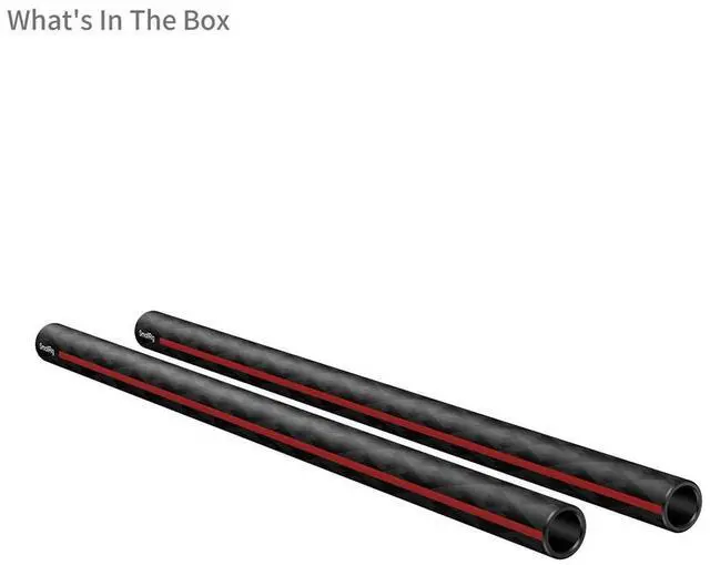 Alt view image 3 of 4 - SmallRig 12" 15mm Carbon Fiber Rod, Pair