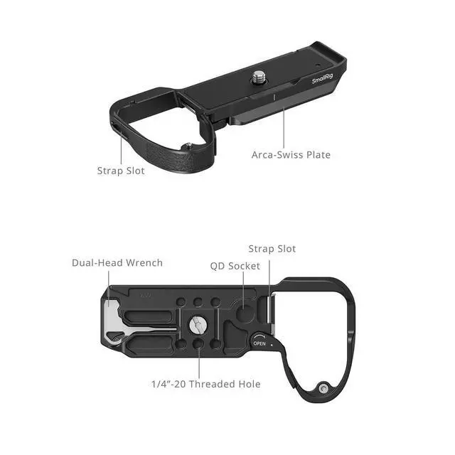 Alt view image 4 of 7 - SmallRig Mount Plate for Sony Alpha 7R VI Camera