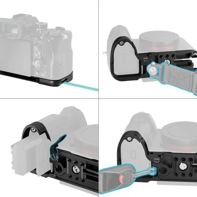 Alt view image 5 of 7 - SmallRig Mount Plate for Sony Alpha 7R VI Camera