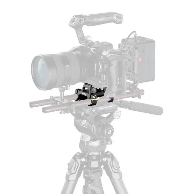 Alt view image 2 of 5 - SmallRig Arca-Type Mount Plate Kit with 15mm Dual Rod Clamp