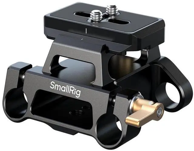 Main image of SmallRig Arca-Type Mount Plate Kit with 15mm Dual Rod Clamp