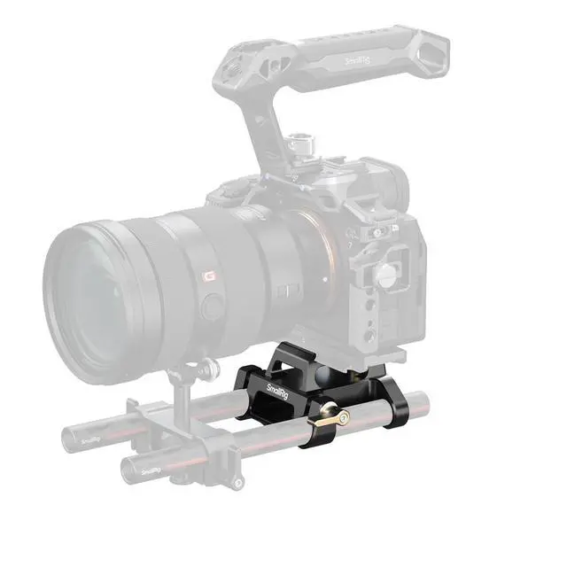 Alt view image 4 of 5 - SmallRig Arca-Type Mount Plate Kit with 15mm Dual Rod Clamp