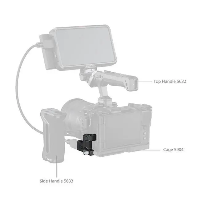Alt view image 4 of 4 - SmallRig High-Definition HDMI Adapter for Nikon ZR Camera