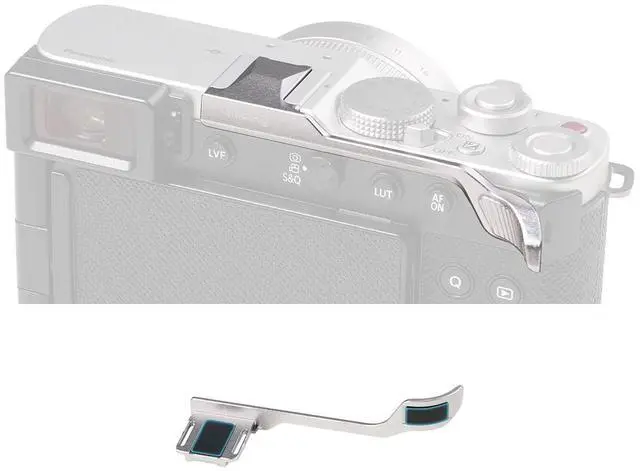 Alt view image 2 of 3 - SmallRig Thumb Grip for Panasonic LUMIX L10 Camera, Silver