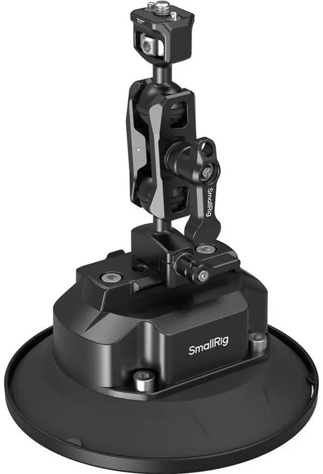 Main image of SmallRig 5" Electric Suction Cup Mount with Magic Arms Kit, Black