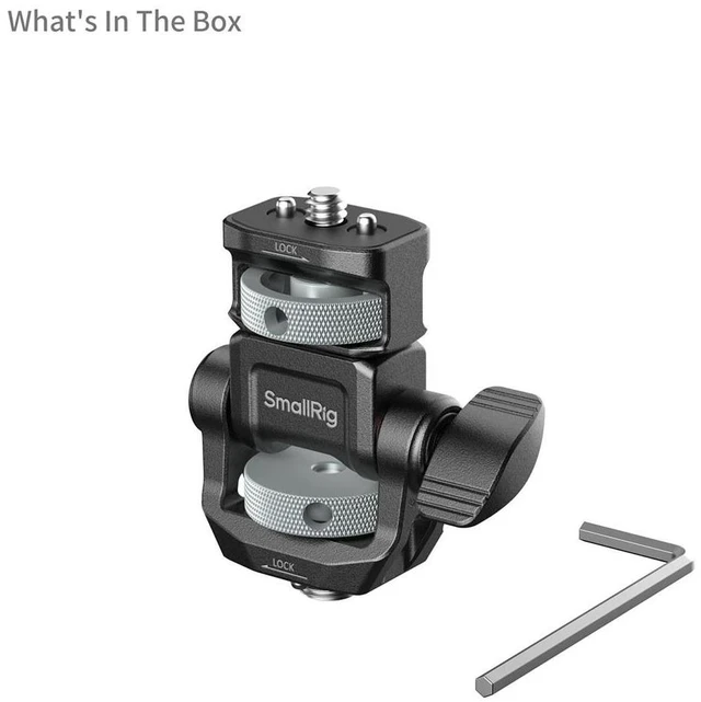 Alt view image 3 of 7 - SmallRig Monitor Mount for Horizontal and Vertical Shooting - Black