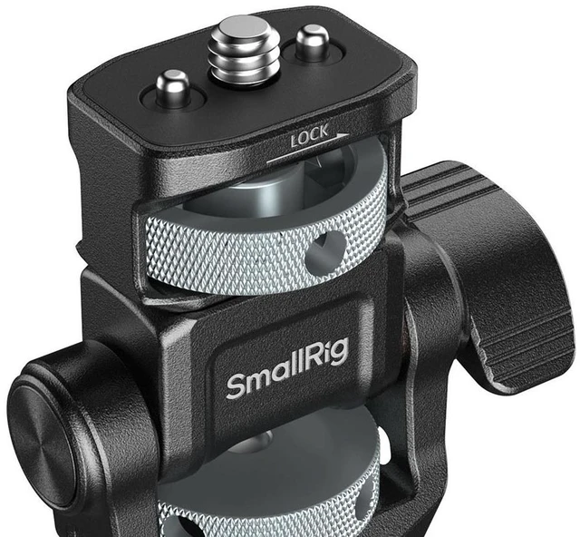 Alt view image 5 of 7 - SmallRig Monitor Mount for Horizontal and Vertical Shooting - Black