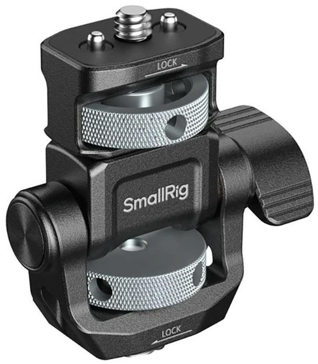 Alt view image 6 of 7 - SmallRig Monitor Mount for Horizontal and Vertical Shooting - Black