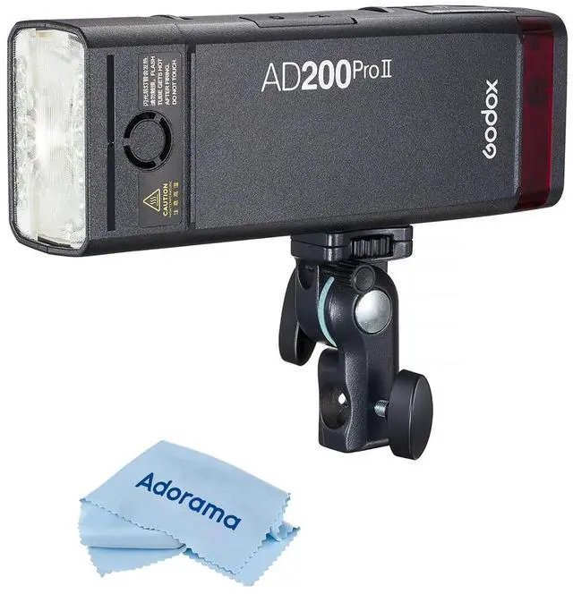 Main image of Godox AD200Pro II TTL Pocket Flash with Microfiber Cleaning Cloth #AD200PROII A