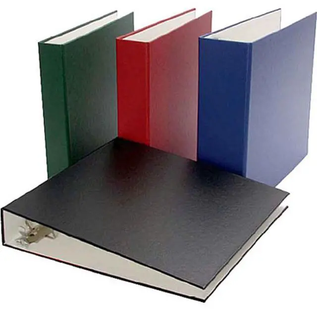 Main image of Archival Methods Collector Grade Three Ring Binder, 2.5" Thick, Holds 10x11" Pages, Black