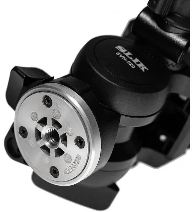 Alt view image 3 of 7 - Slik SVH-520 Fluid Video Head