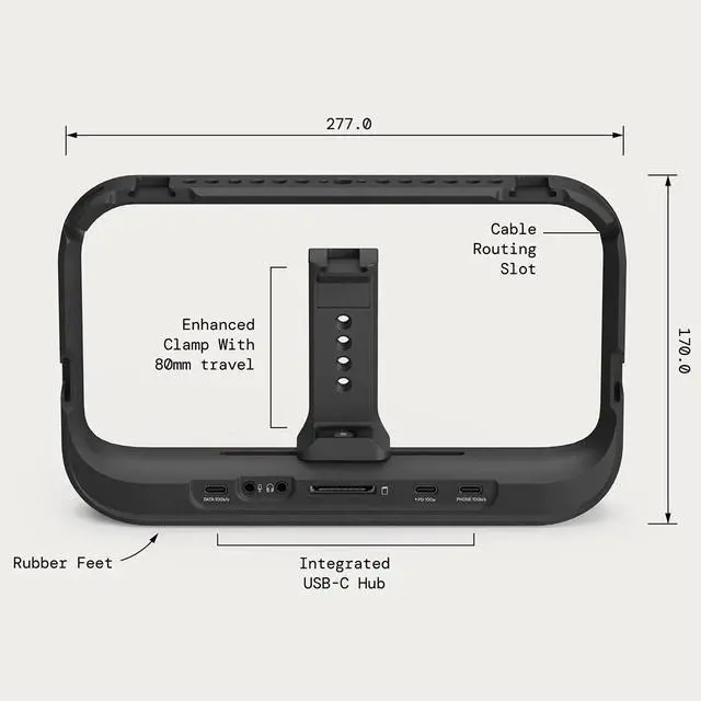 Alt view image 6 of 7 - Moment SuperCage Mobile Filmmaking Cage with Integrated USB-C Hub