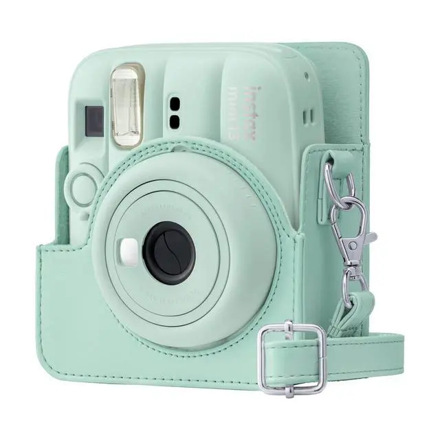 Alt view image 7 of 7 - Fujifilm instax mini 13 case lagoon green instax mini 13 case lagoon green