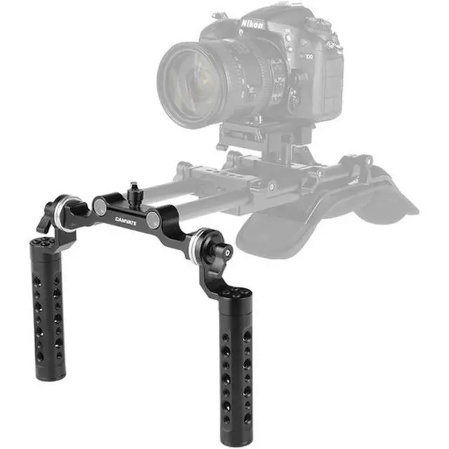 Alt view image 5 of 5 - CAMVATE Aluminum Handgrip Kit with 15mm Rosette Railblock