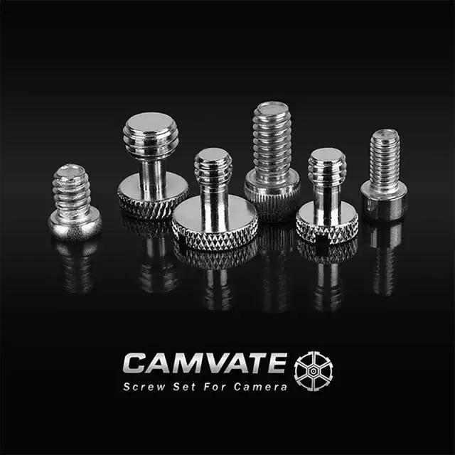 Alt view image 5 of 6 - CAMVATE 1/4"-20, 3/8"-16 and M5 Thread Screw Assortment Kit for Camera Cage Rig and Accessories, 16 Pieces