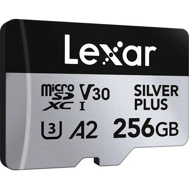 Alt view image 2 of 7 - Lexar Professional SILVER PLUS 256GB UHS-I V30 microSDXC Memory Card