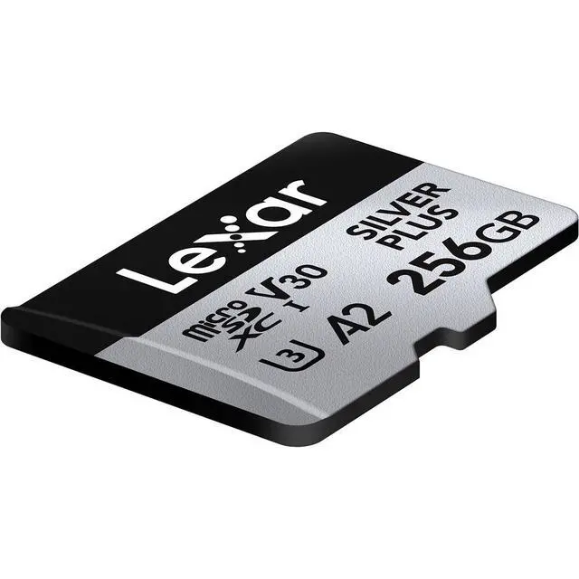 Alt view image 4 of 7 - Lexar Professional SILVER PLUS 256GB UHS-I V30 microSDXC Memory Card