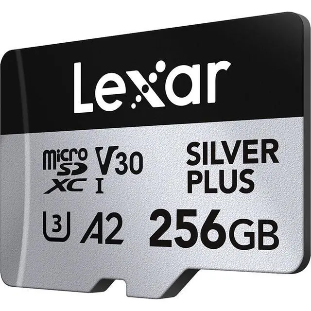 Alt view image 3 of 7 - Lexar Professional SILVER PLUS 256GB UHS-I V30 microSDXC Memory Card