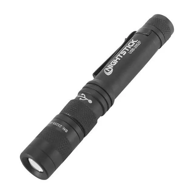 Alt view image 7 of 7 - Nightstick USB-205ZF USB-C Rechargeable Zoom-Focus LED Penlight, Black
