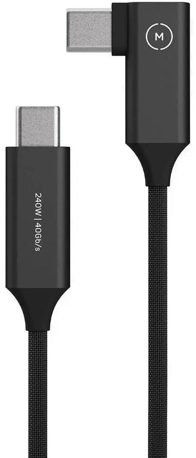 Main image of Moment SuperFlex USB-C Cable - Right-Angle to Straight - 9inSuperFlex USB-C Cable - Right-Angle to Straight - 9in