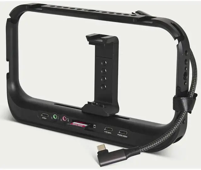 Alt view image 2 of 3 - Moment SuperFlex USB-C Cable - Right-Angle to Straight - 9inSuperFlex USB-C Cable - Right-Angle to Straight - 9in