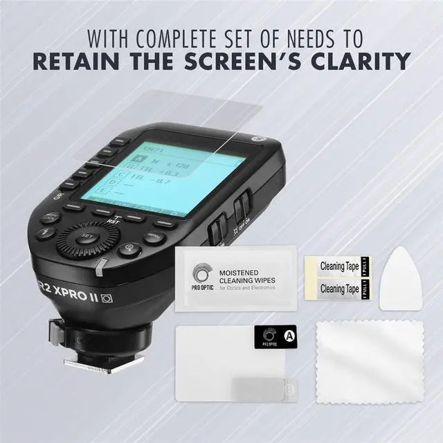 Alt view image 7 of 7 - ProOptic Glass Screen Protector Ultra for Flashpoint R2 XPro II Wireless Flash Trigger