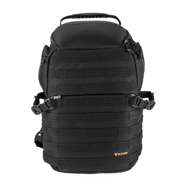 Alt view image 4 of 7 - Slinger Tactical 45 Camera and Laptop Backpack (Black), Godox AD400Pro II,Translucent Umbrella BUNDLE
