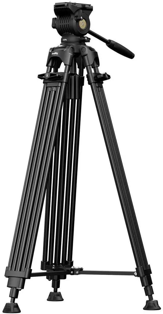 Main image of SmallRig FSD14 FreeSpeed Heavy-Duty Aluminum Tripod with Fluid Head, Black