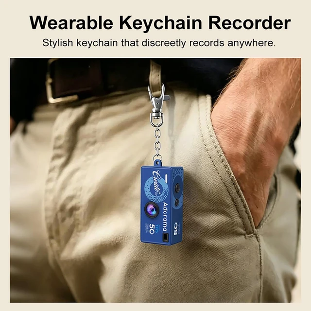Alt view image 6 of 7 - Aries CharmSnap Mini Keychain Digital Camera, Adorama 50 Year Edition