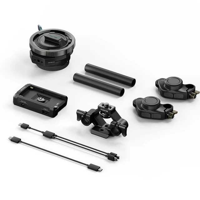 Alt view image 4 of 7 - Tilta Nucleus Autofocus Adapter and Dual Nano II Motor Kit for PL Mount Lens to Sony E Camera