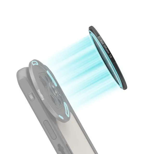 Alt view image 3 of 7 - SmallRig 67mm Attachable 1/4 Effect Black Mist Filter
