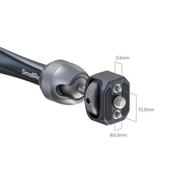 Alt view image 3 of 5 - SmallRig 11" Rosette Magic Arm with ARRI Locating Screw