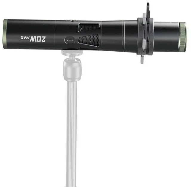 Alt view image 2 of 7 - SmallRig RF 20C 20W Daylight Portable Focusable LED Video Light with SP Air Spotlight Lens Kit