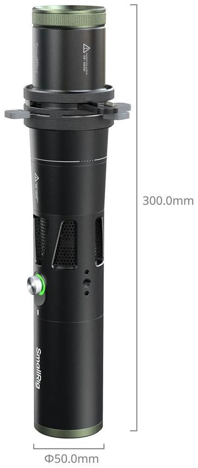 Alt view image 3 of 7 - SmallRig RF 20C 20W Daylight Portable Focusable LED Video Light with SP Air Spotlight Lens Kit