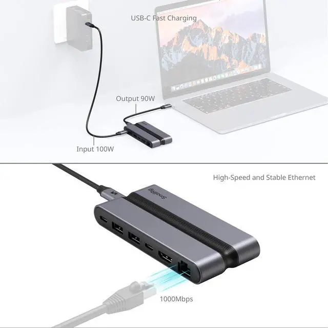 Alt view image 7 of 7 - SmallRig 90W 9-in-1 USB-C Docking Station with CFexpress Type-A Slot
