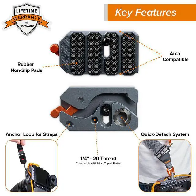 Alt view image 5 of 7 - Tether Tools LeverLock Plus & Cable Kit, Optima 10G 31' (9.4m), Straight to Right, Non-Reflective Black, Cable Ties