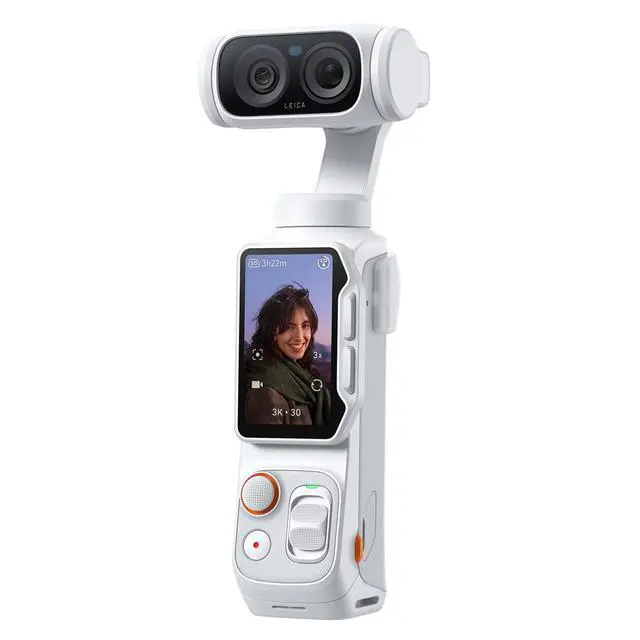Alt view image 7 of 7 - Insta360 Luna Ultra 8K Dual-Lens Gimbal Camera Creator Bundle, White