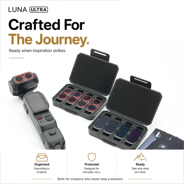 Alt view image 6 of 6 - Freewell All Day Magnetic Filter Kit for Luna Ultra Action Camera, 8-Pack