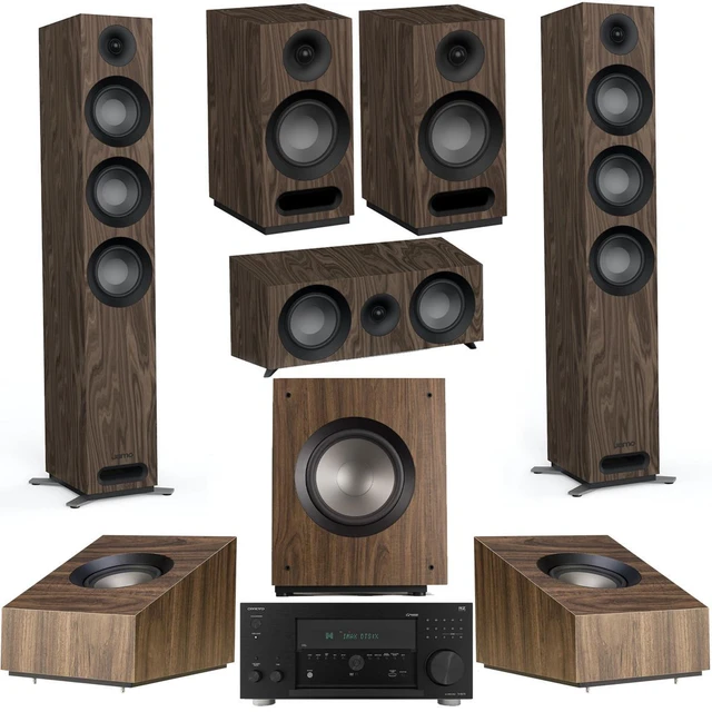 Main image of Jamo S 809 7.1 Home Theater System, Walnut with TX-RZ70 11.2-Ch AV Receiver