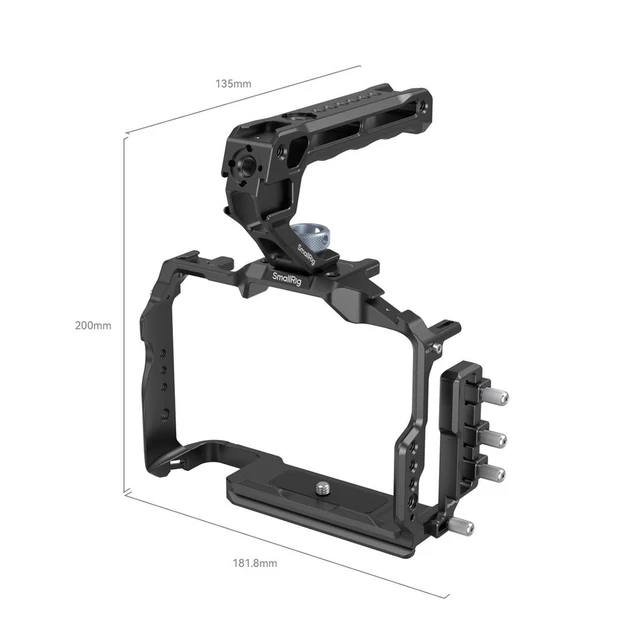 Alt view image 3 of 7 - SmallRig Full Cage Kit with Top Handle for Nikon Z8 Camera