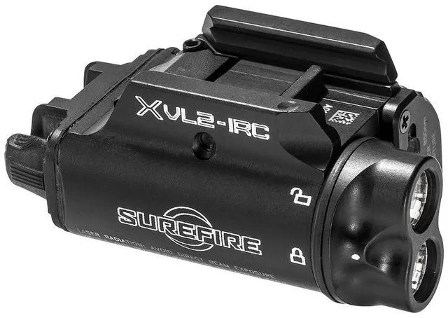 Alt view image 6 of 7 - SureFire XVL2-IRC Dual LED/Class 1 Laser WeaponLight - Glock Railed 43X 48
