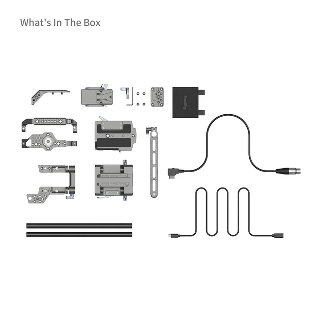 Alt view image 6 of 7 - SmallRig Advanced Cage Kit for Canon EOS C400 Camera