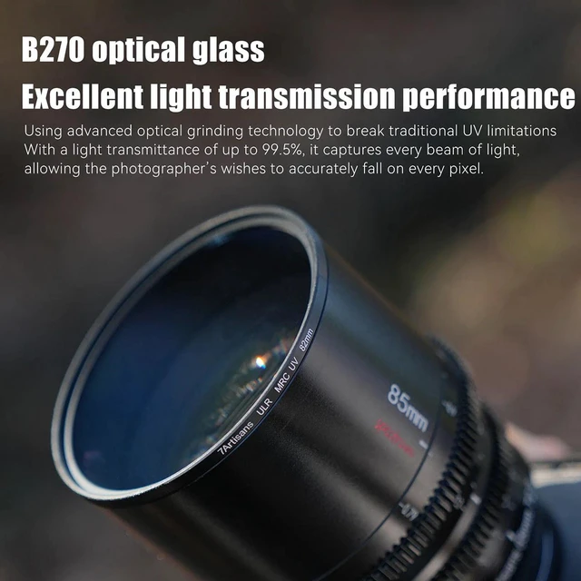 Alt view image 6 of 7 - 7artisans 67mm ULR Ultra-Low Reflection MRC UV Filter