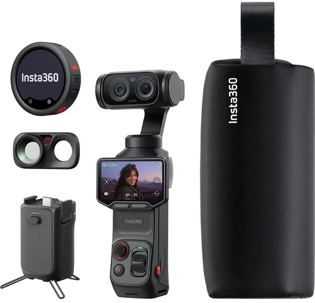 Alt view image 2 of 6 - Insta360 Luna Ultra Creator Bundle, Black w/32GB Memory Card,Cleaning Cloth