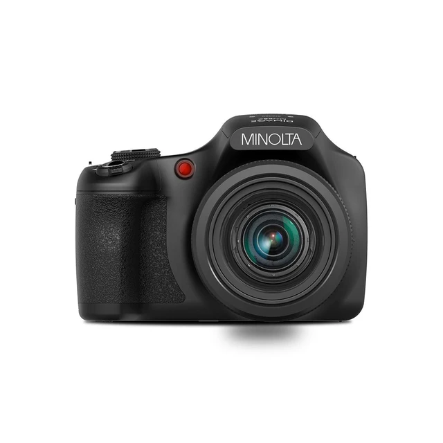 Alt view image 3 of 7 - Minolta MN68Z 20MP 4K Ultra HD Bridge Camera with 68x Optical Zoom - Black