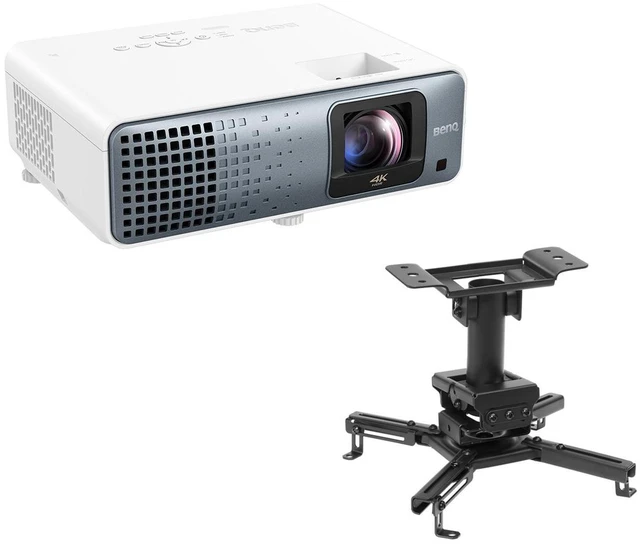 Main image of BenQ TK710STi 4K Ultra HD HDR Short-Throw Laser DLP Home Theater Gaming Projector, Bundle with H&A Ceiling Mount