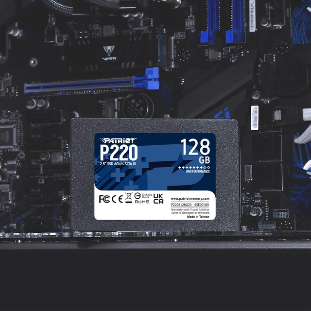 Alt view image 4 of 5 - Patriot P220 SATA III 2.5" Internal SSD - 128GB